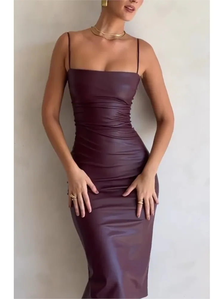Julieta · Vestido midi ajustado – Silvia Morel