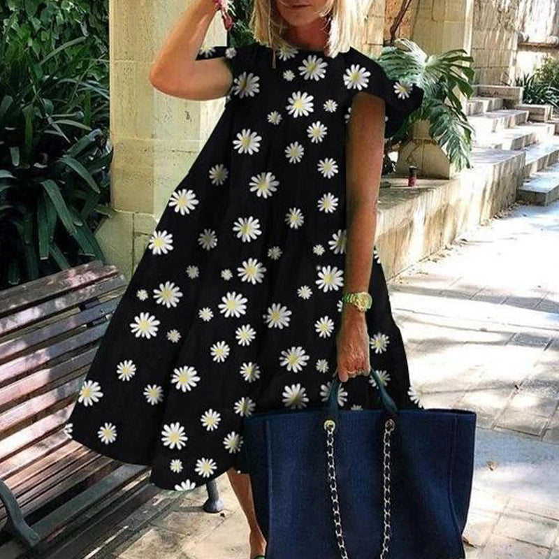 Isaura · Vestido holgado estampado – Silvia Morel