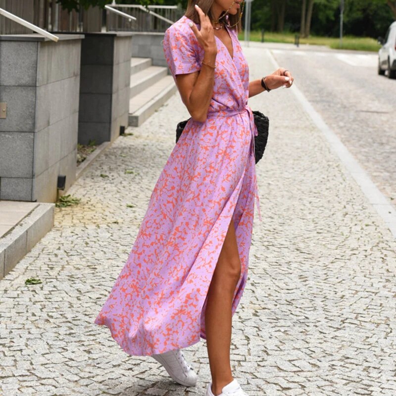 Lara · Vestido corto floral – Silvia Morel