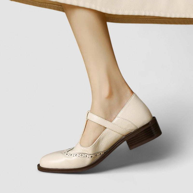 Yolanda · Zapatos Mary Jane con tira en T – Silvia Morel