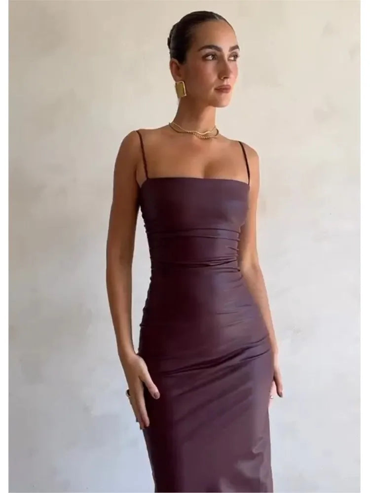 Julieta · Vestido midi ajustado – Silvia Morel