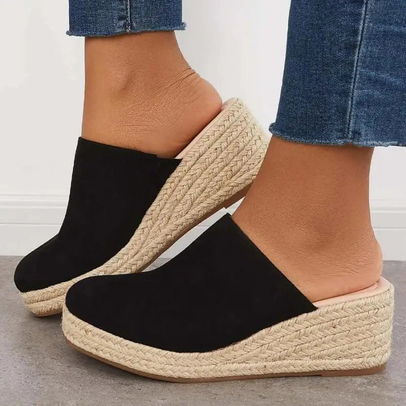 Ayelén · Sandalias con suela de corcho – Silvia Morel