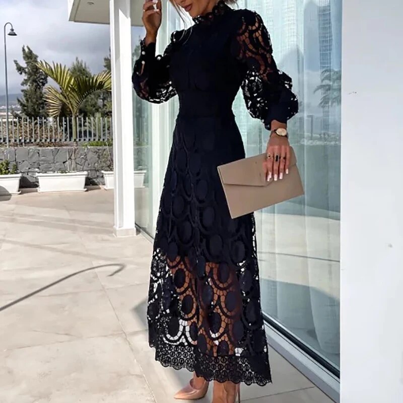 Rubí · Vestido romántico de encaje – Silvia Morel