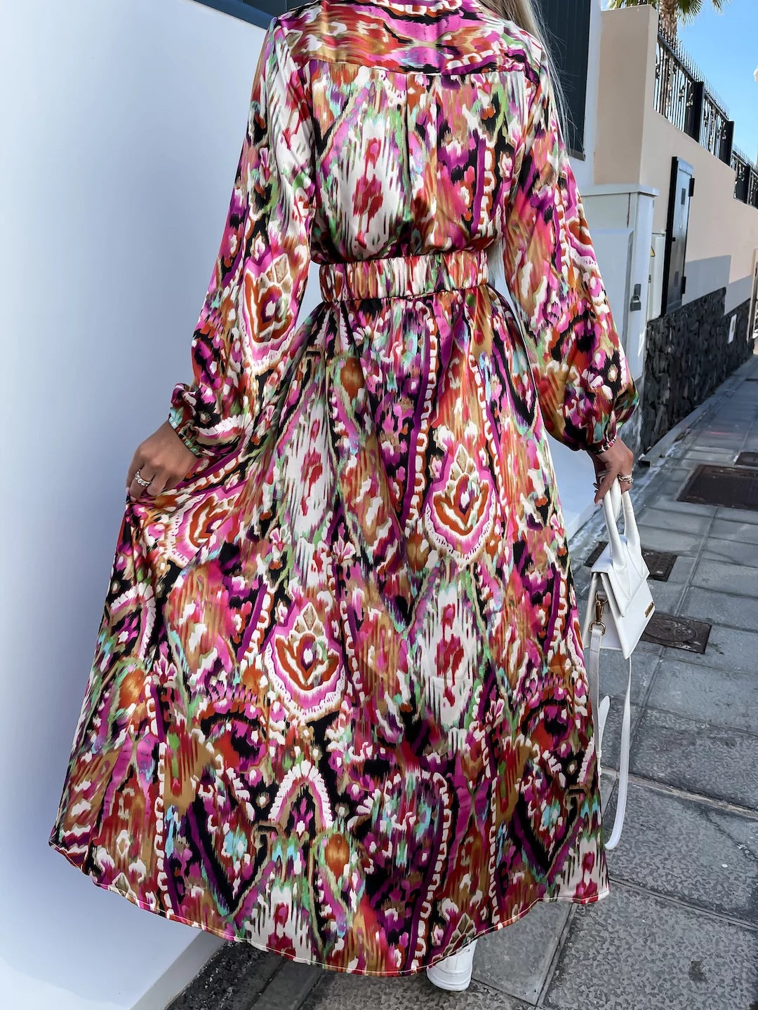 Brisa Alta · Vestido bohemio con abertura – Silvia Morel