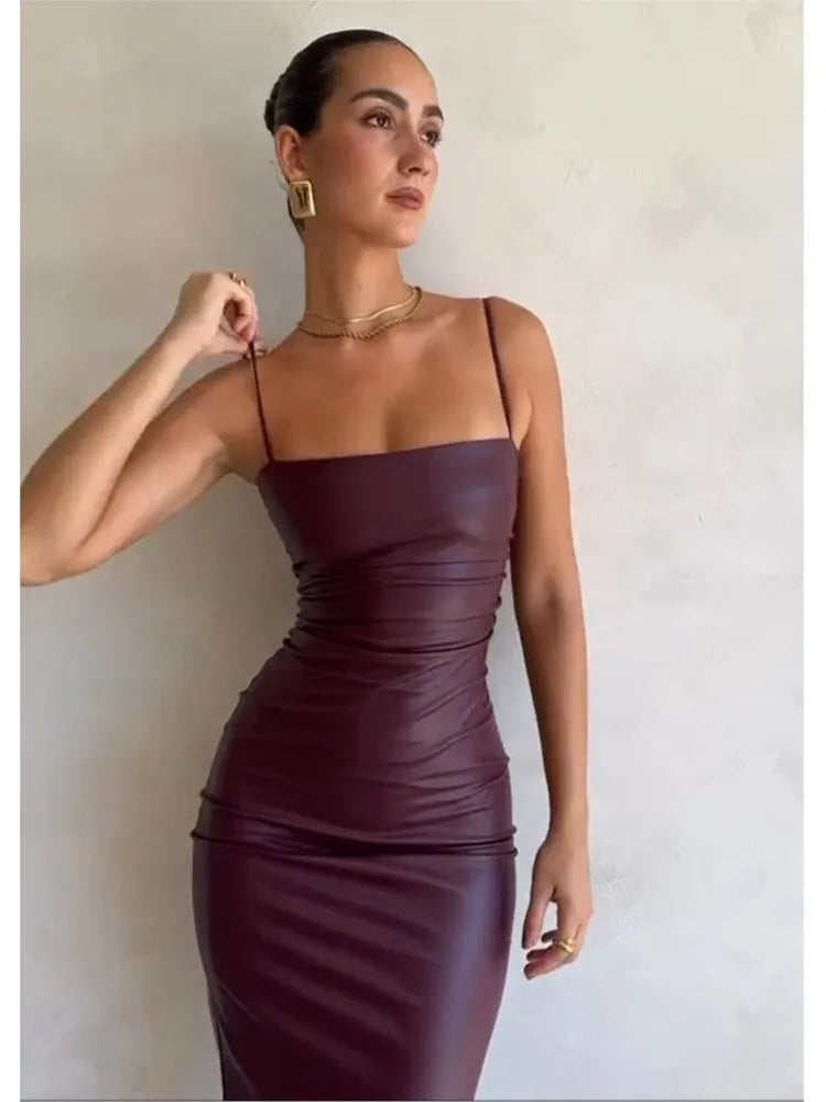 Julieta · Vestido midi ajustado – Silvia Morel