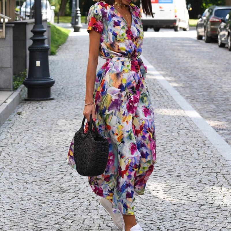 Lara · Vestido corto floral – Silvia Morel