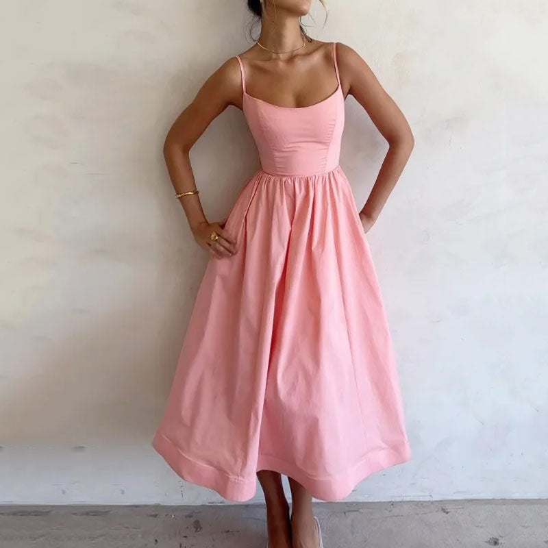 Fedra · Vestido romántico versátil – Silvia Morel