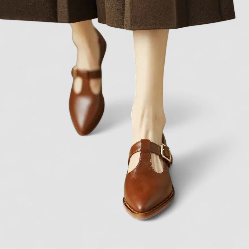 Tatiana · Zapatos Mary Jane con tacón bloque – Silvia Morel