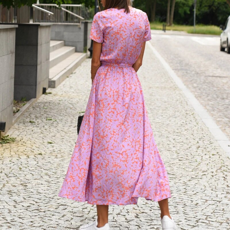 Lara · Vestido corto floral – Silvia Morel