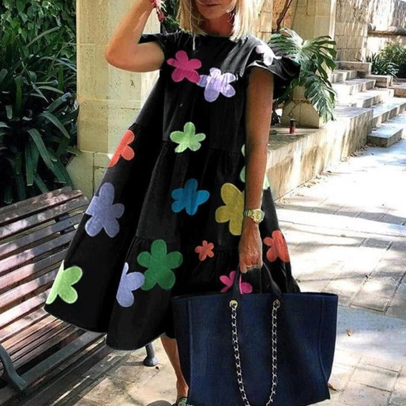 Isaura · Vestido holgado estampado – Silvia Morel