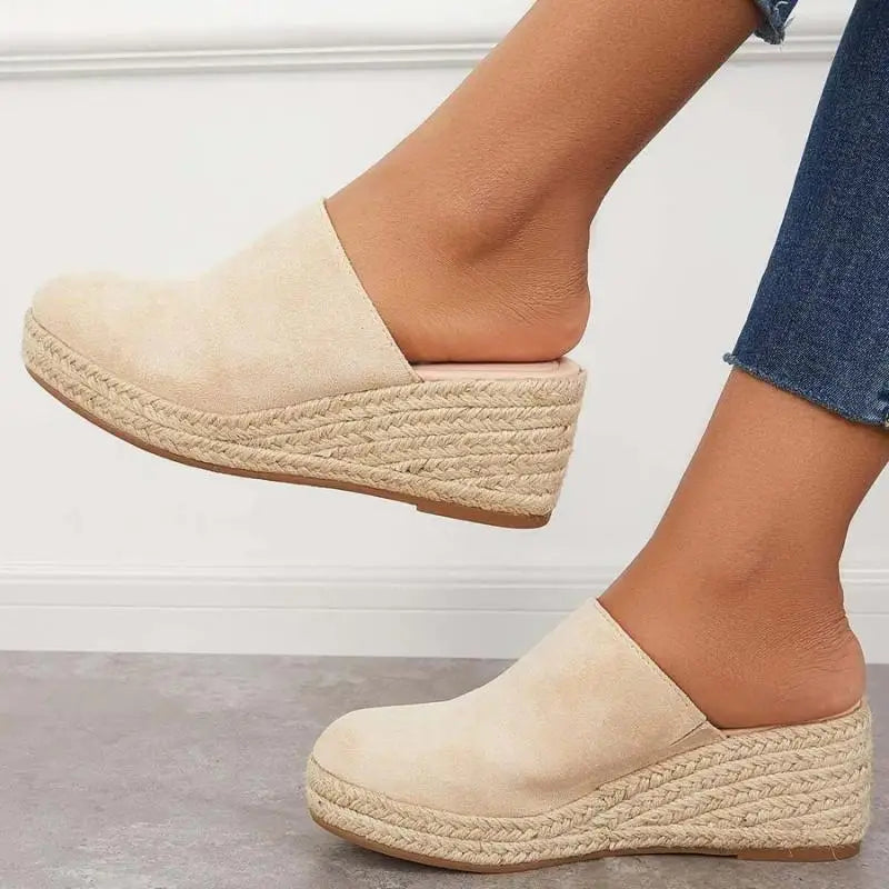 Ayelén · Sandalias con suela de corcho – Silvia Morel