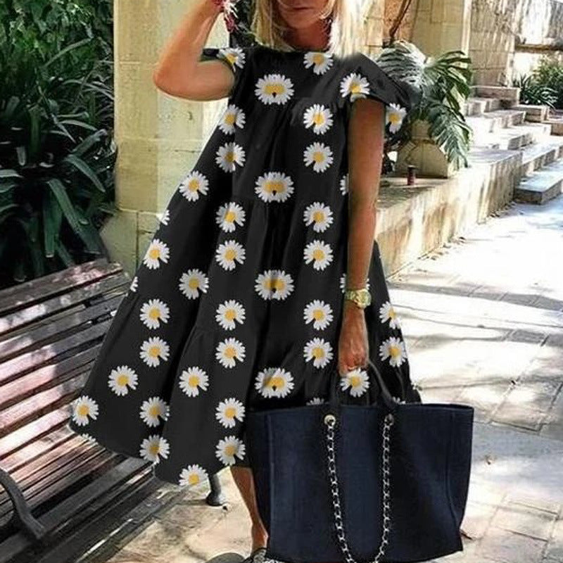 Isaura · Vestido holgado estampado – Silvia Morel