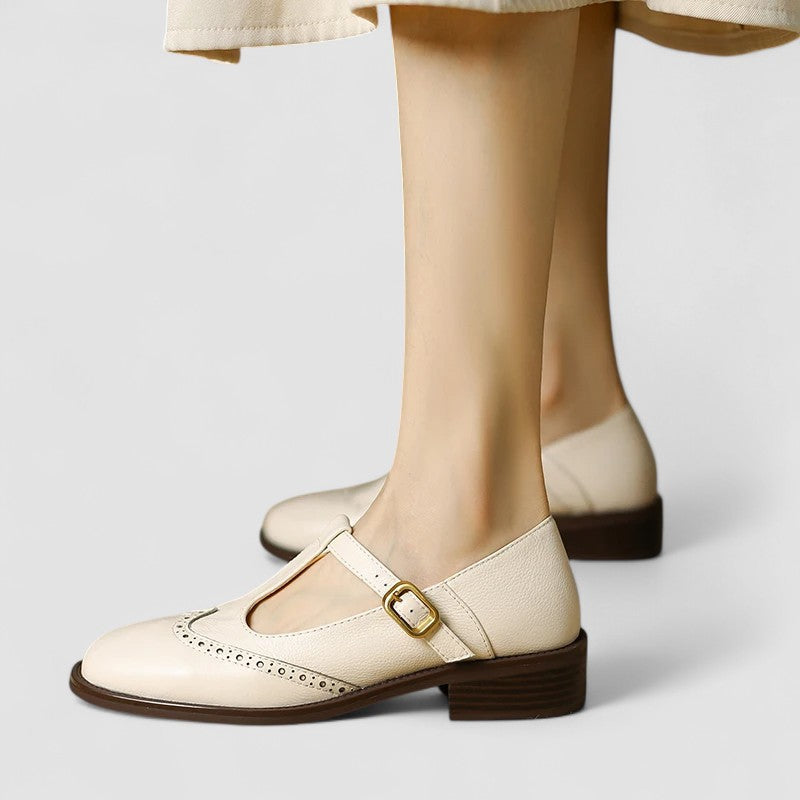 Yolanda · Zapatos Mary Jane con tira en T – Silvia Morel