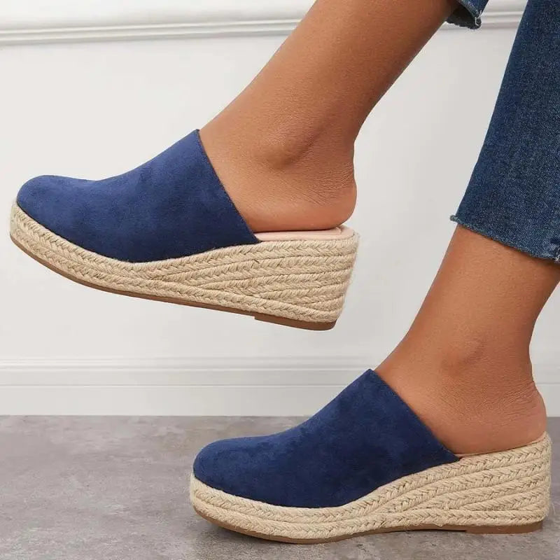 Ayelén · Sandalias con suela de corcho – Silvia Morel