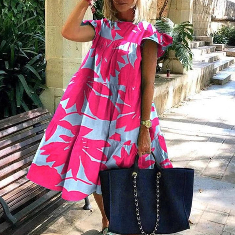 Isaura · Vestido holgado estampado – Silvia Morel