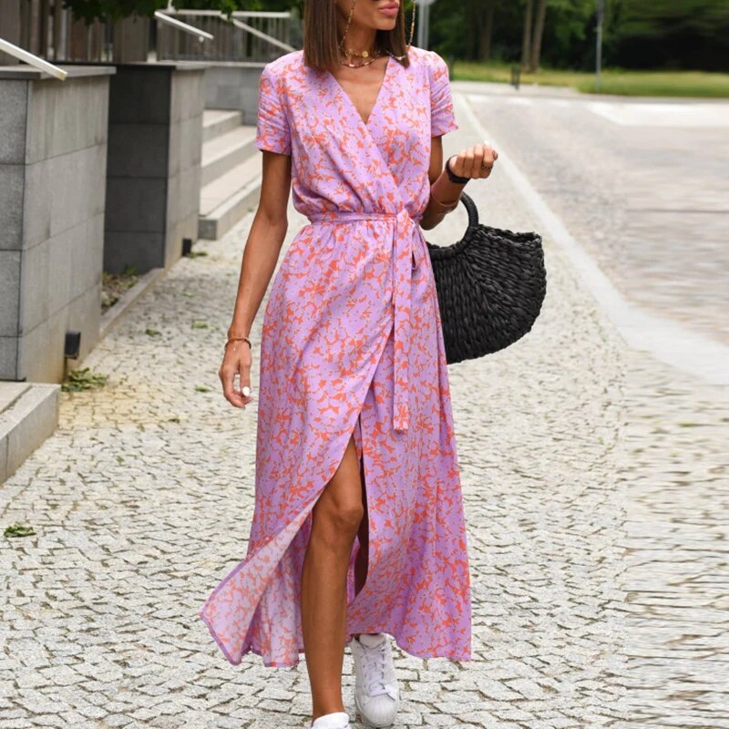 Lara · Vestido corto floral – Silvia Morel