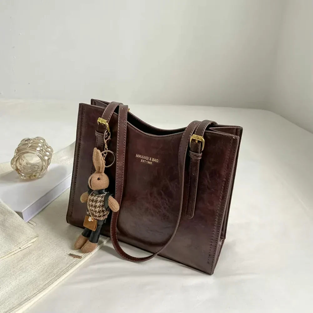 Marcela · Bolso de hombro vintage con llavero – Silvia Morel