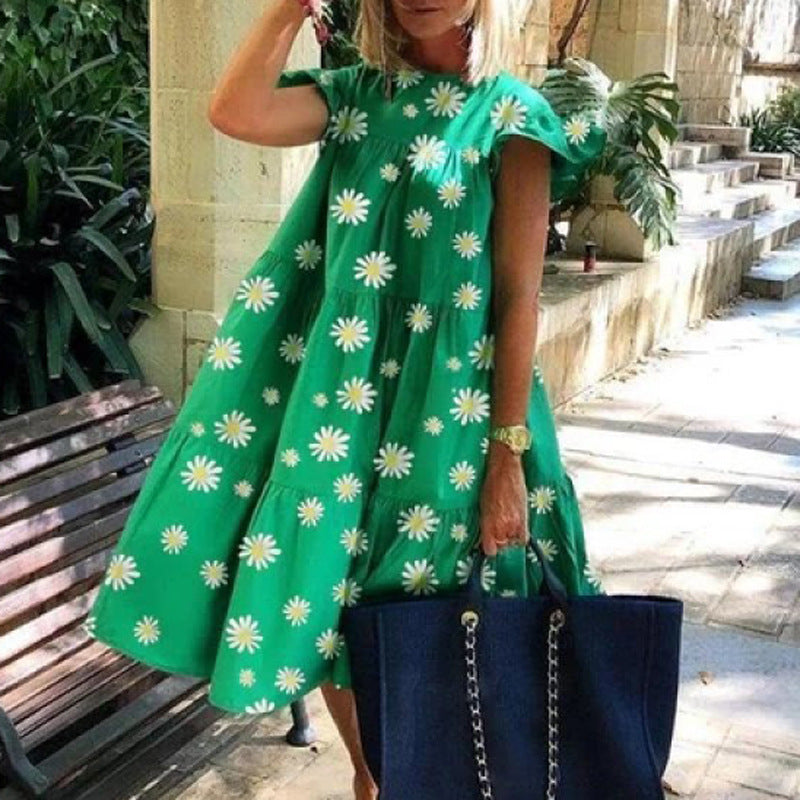 Isaura · Vestido holgado estampado – Silvia Morel