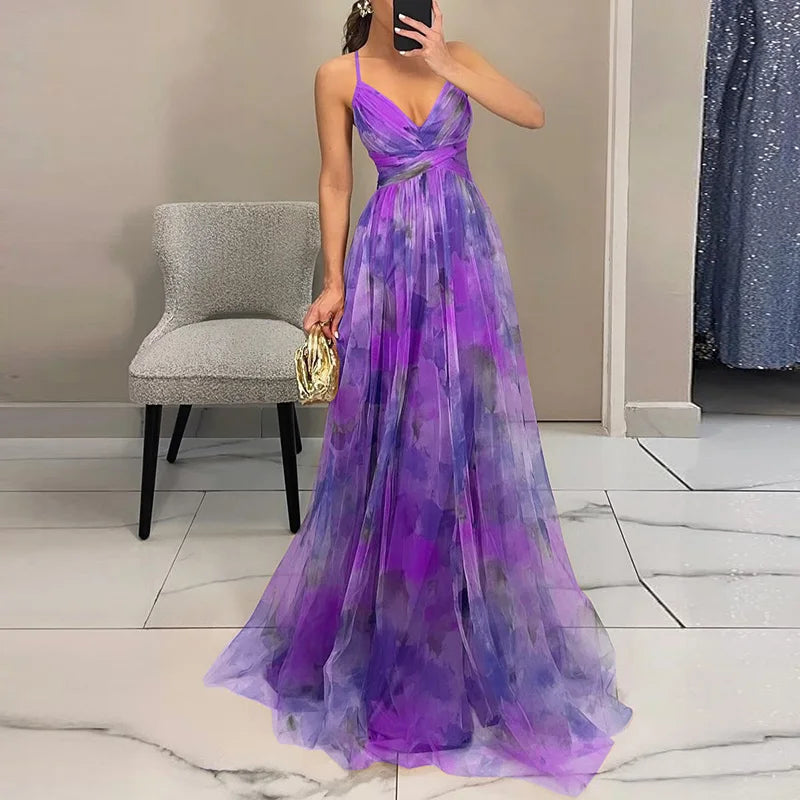 Alba · Vestido largo floral – Silvia Morel