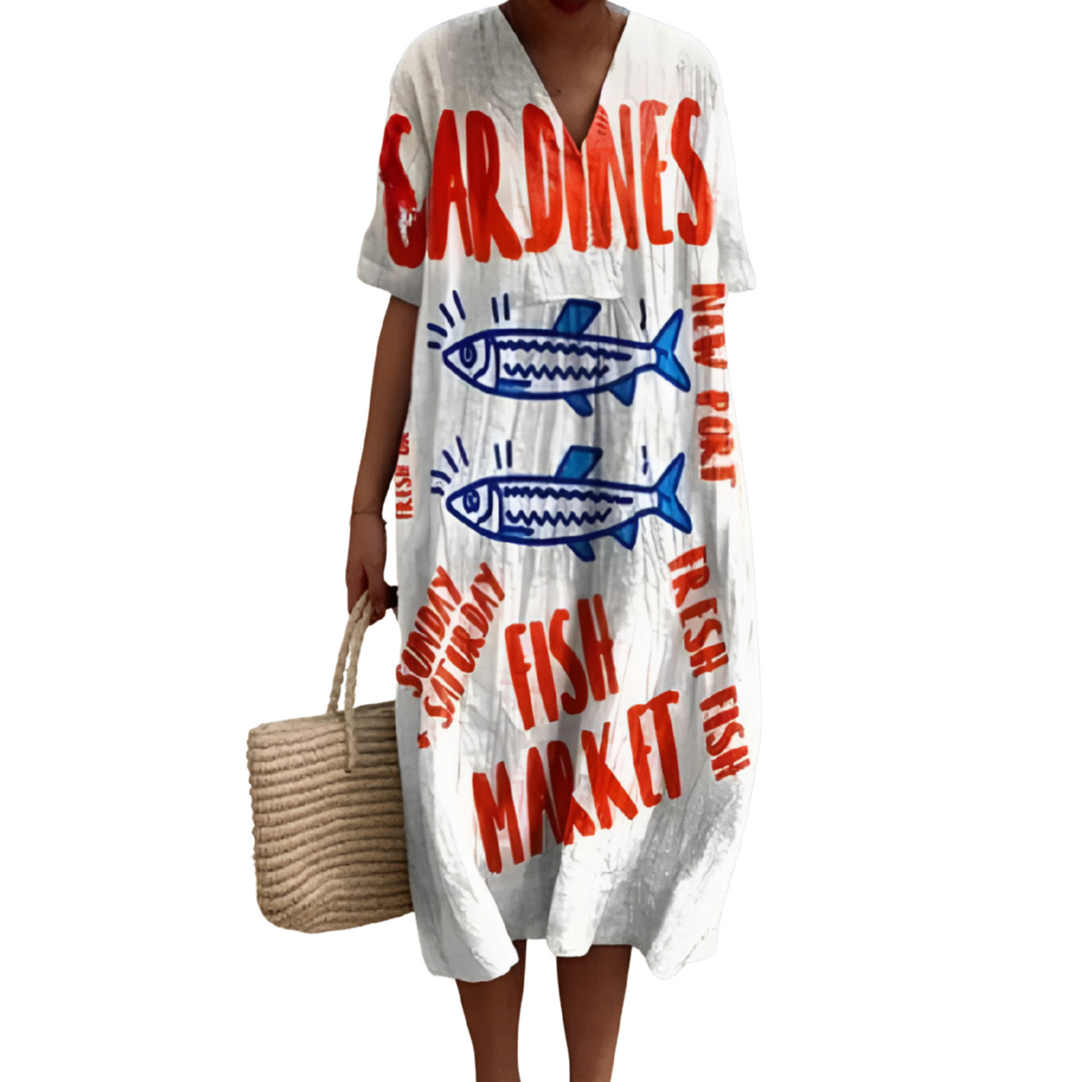 Jazmín · Vestido estampado fluido – Silvia Morel