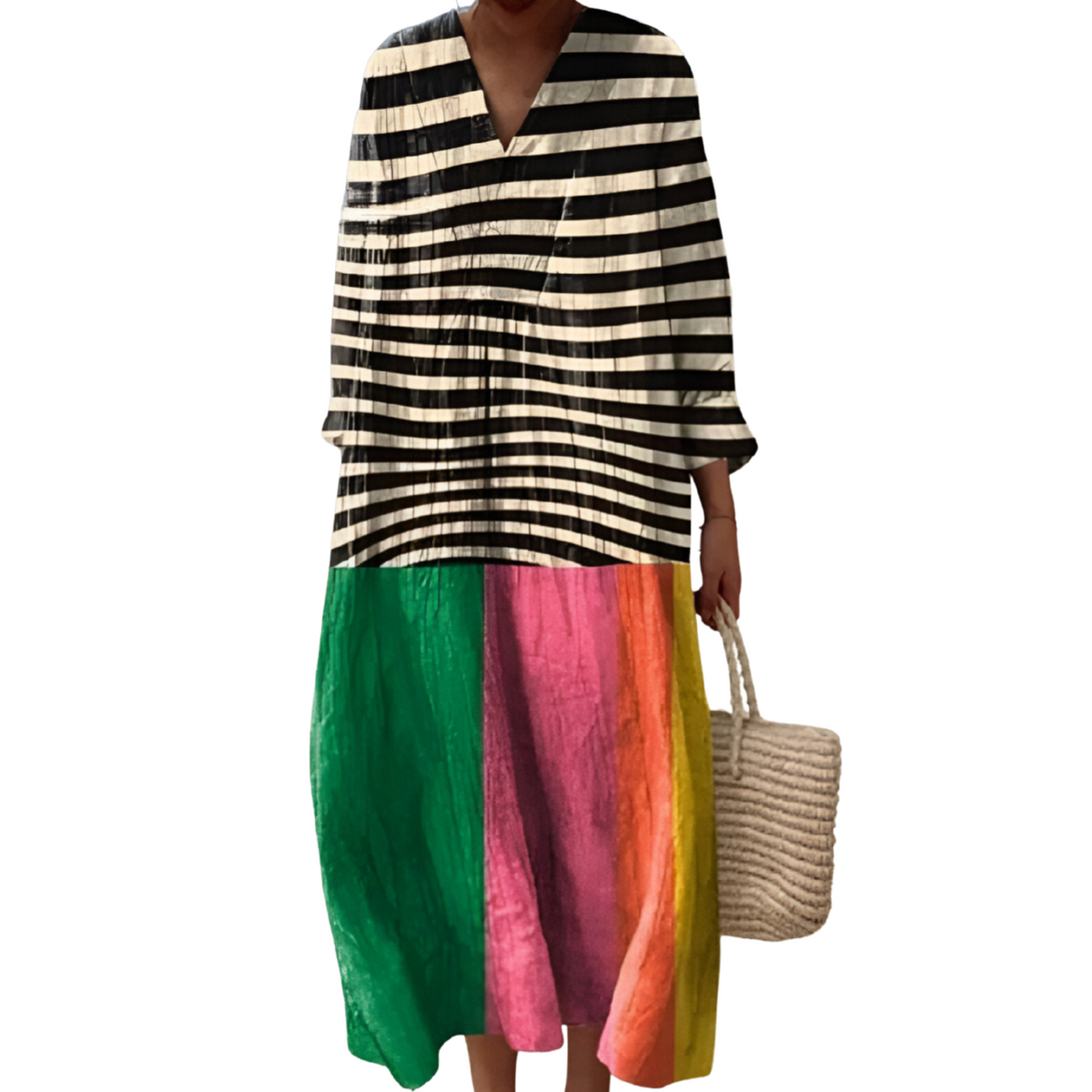 Verbena · Vestido estampado fluido – Silvia Morel
