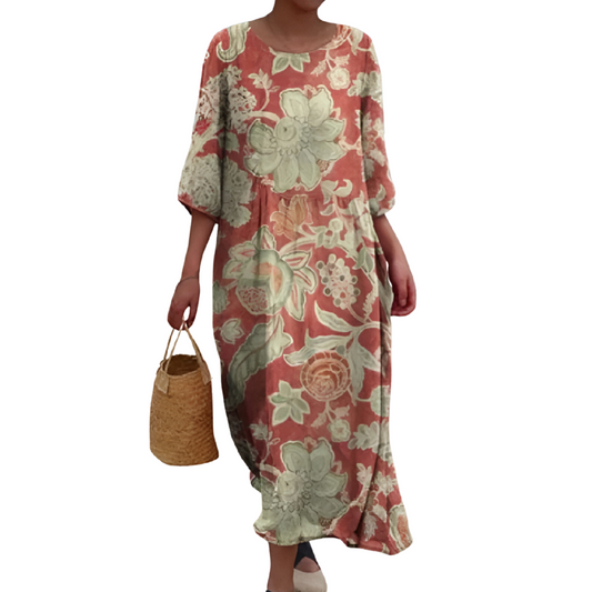 Petunia · Vestido estampado fluido – Silvia Morel