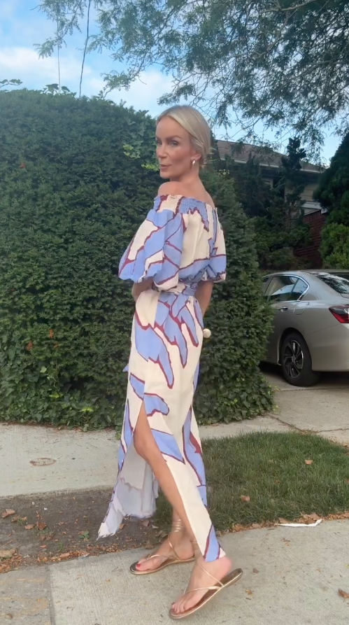 Palmira · Vestido largo casual de hojas – Silvia Morel