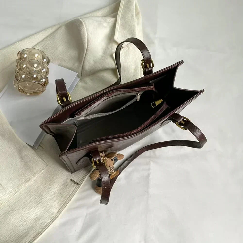 Marcela · Bolso de hombro vintage con llavero – Silvia Morel