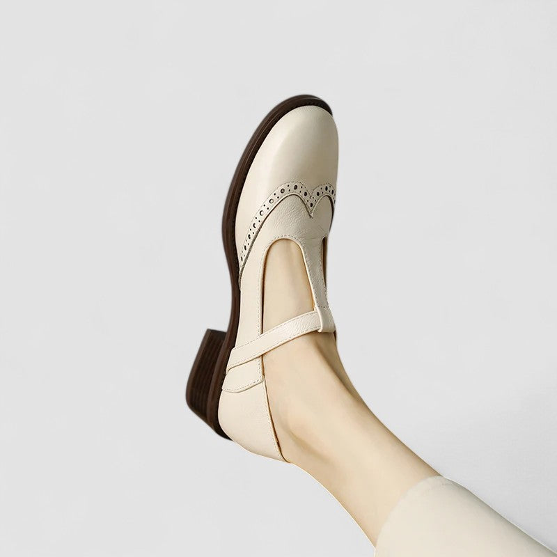Yolanda · Zapatos Mary Jane con tira en T – Silvia Morel