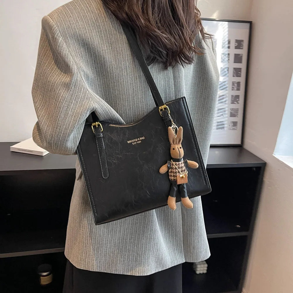Marcela · Bolso de hombro vintage con llavero – Silvia Morel