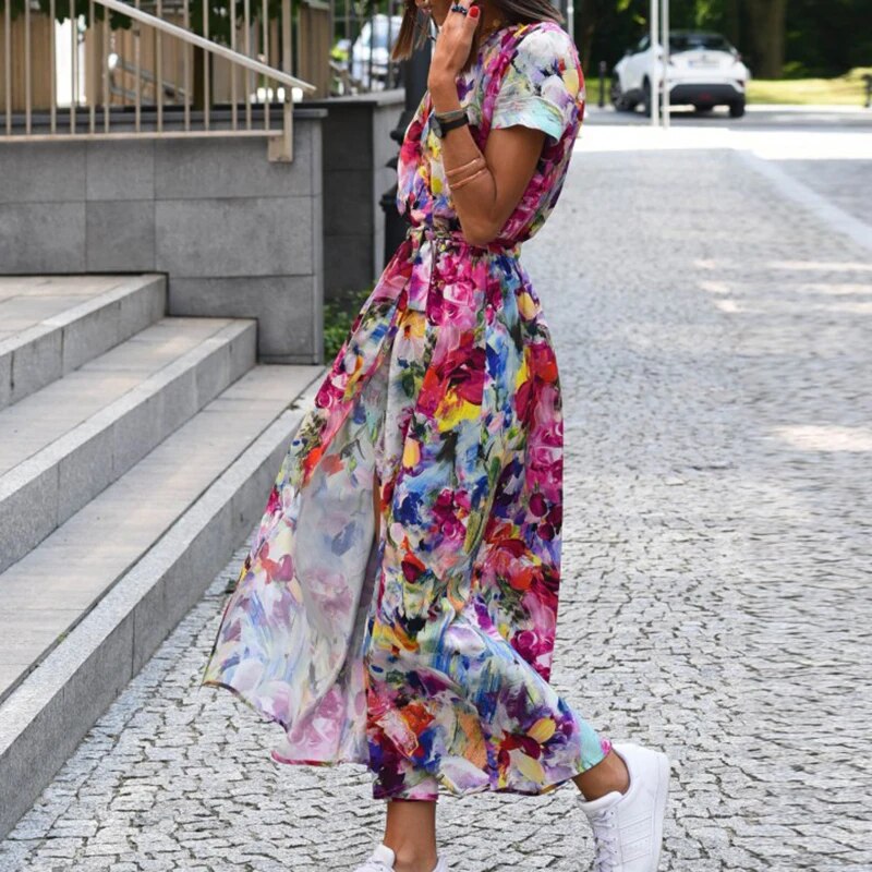 Lara · Vestido corto floral – Silvia Morel