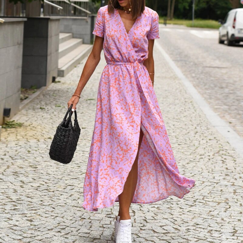 Lara · Vestido corto floral – Silvia Morel