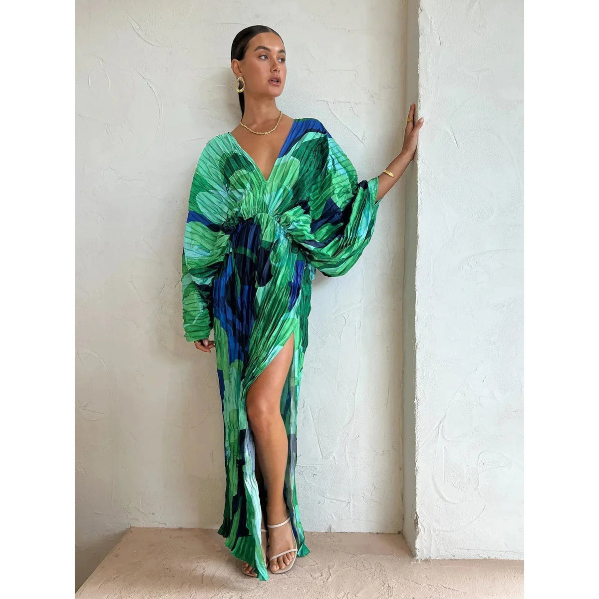 Belinda · Vestido plisado elegante – Silvia Morel
