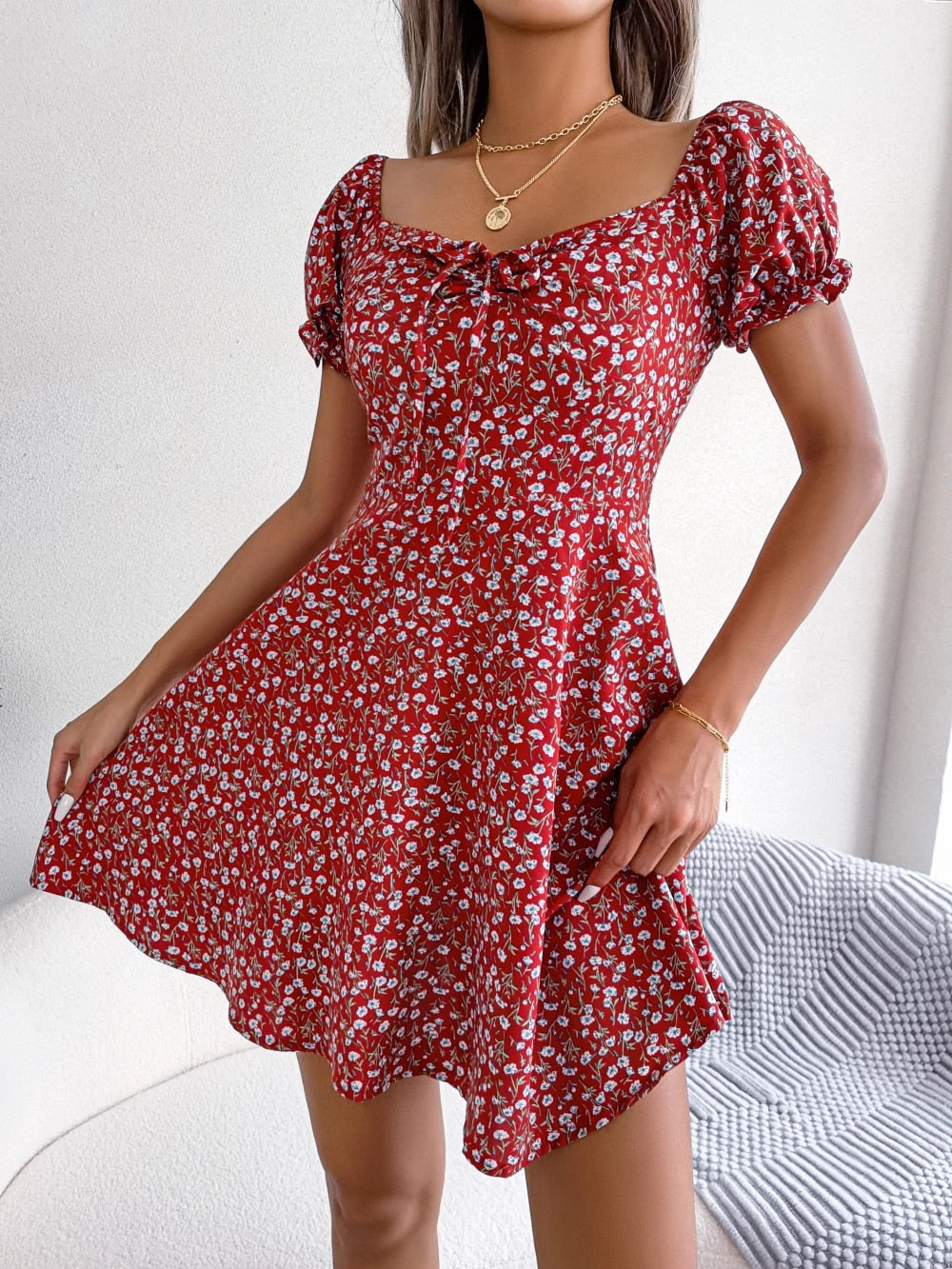 Selva · Vestido informal de manga corta – Silvia Morel