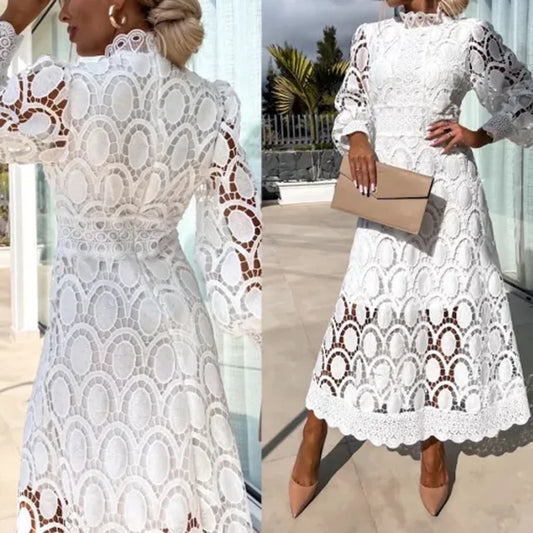 Livia · Vestido de cuello elegante – Silvia Morel