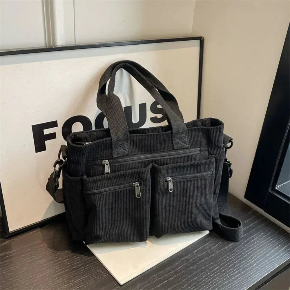 Luciana · Bolso tote de tejido acanalado – Silvia Morel