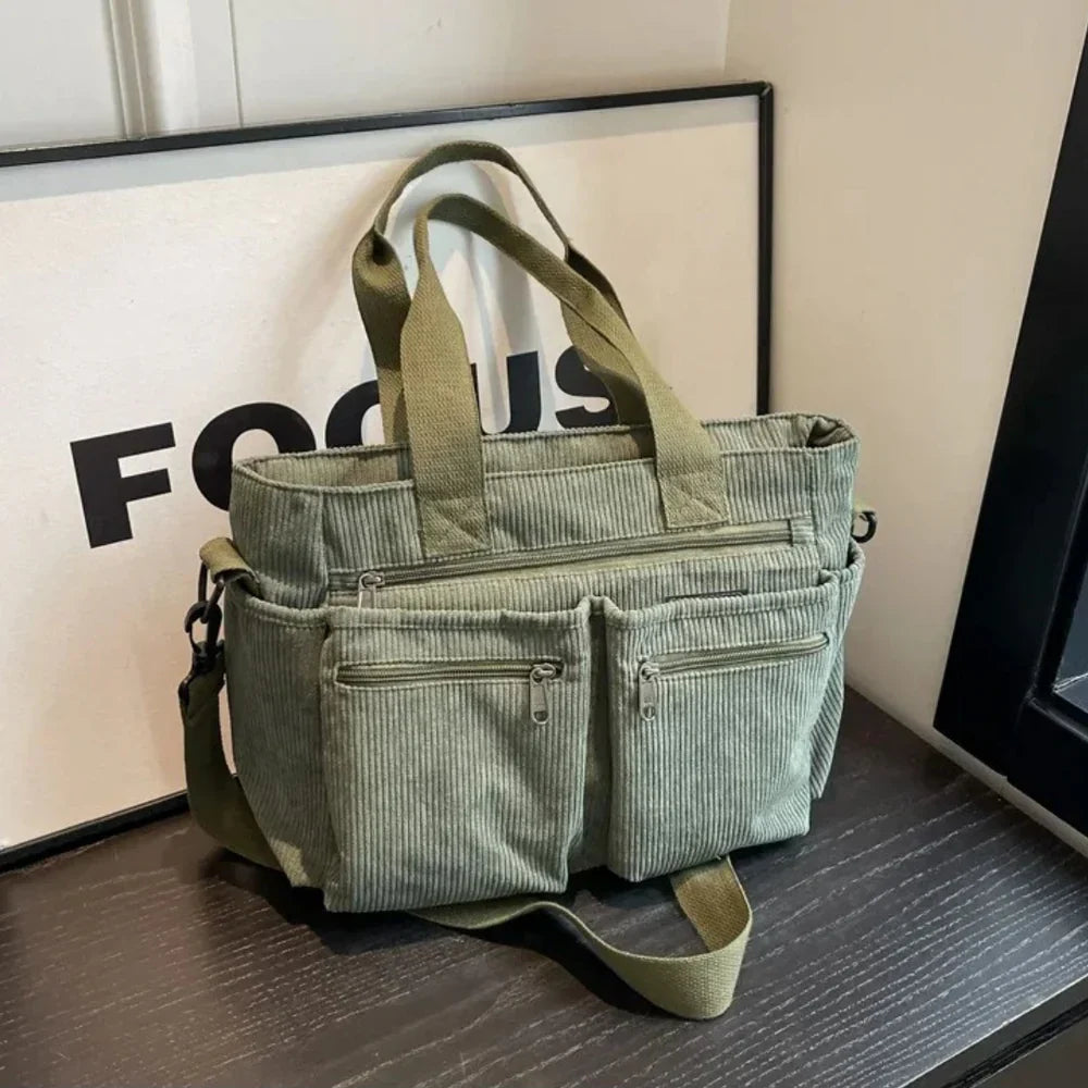 Luciana · Bolso tote de tejido acanalado – Silvia Morel