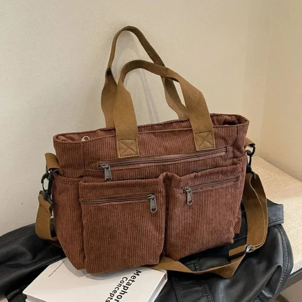 Luciana · Bolso tote de tejido acanalado – Silvia Morel