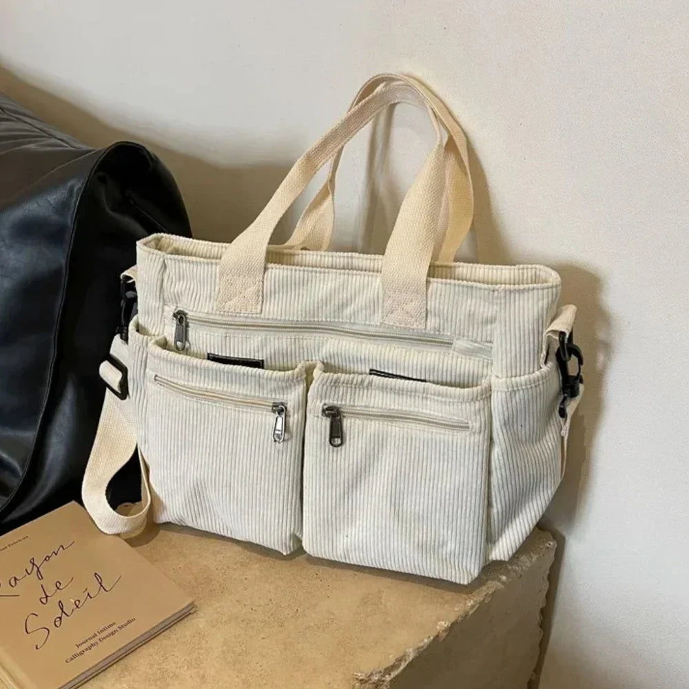 Luciana · Bolso tote de tejido acanalado – Silvia Morel