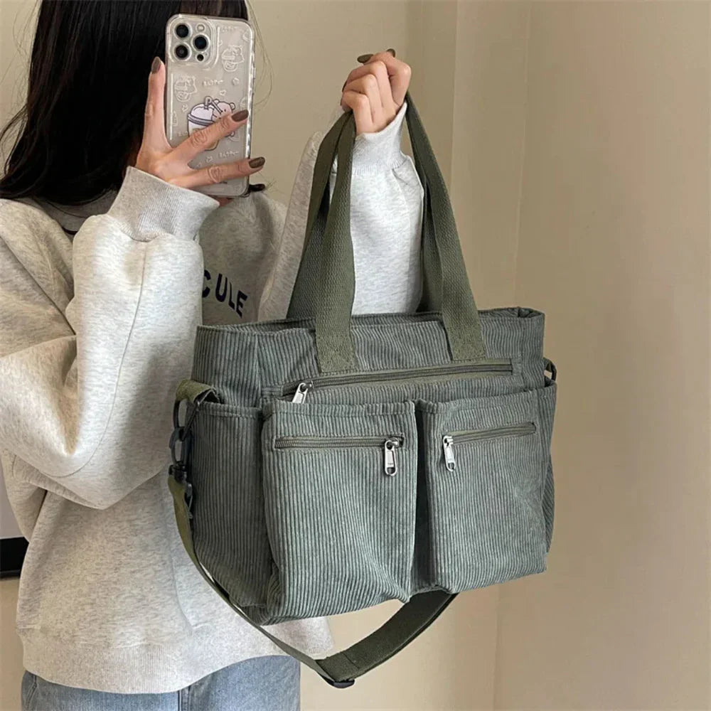 Luciana · Bolso tote de tejido acanalado – Silvia Morel