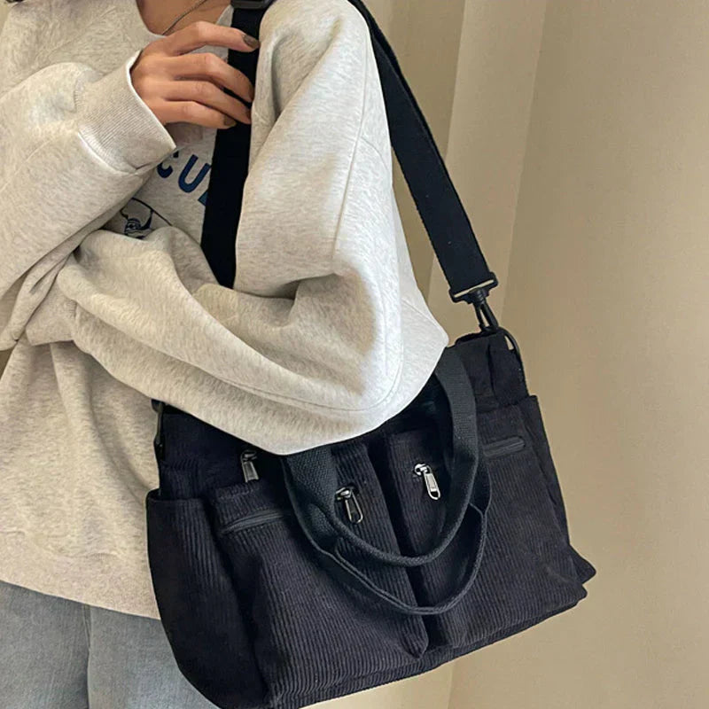 Luciana · Bolso tote de tejido acanalado – Silvia Morel
