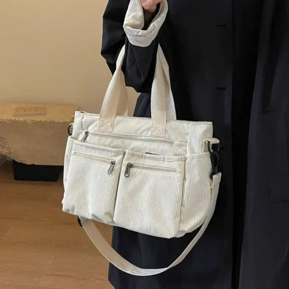 Luciana · Bolso tote de tejido acanalado – Silvia Morel