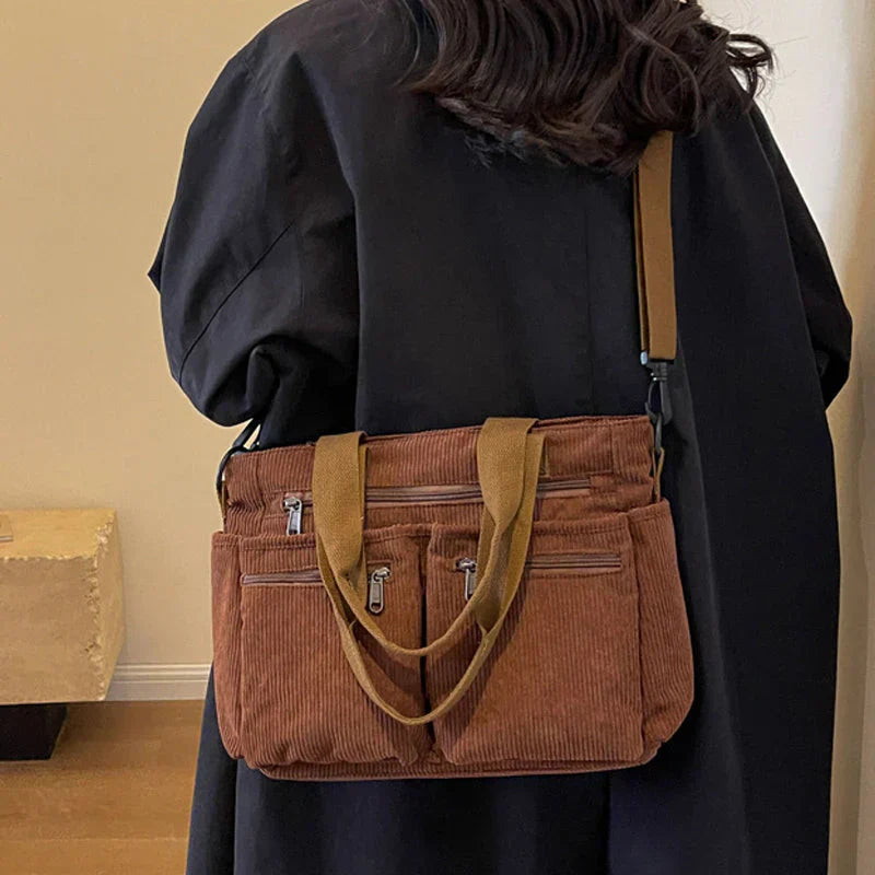 Luciana · Bolso tote de tejido acanalado – Silvia Morel