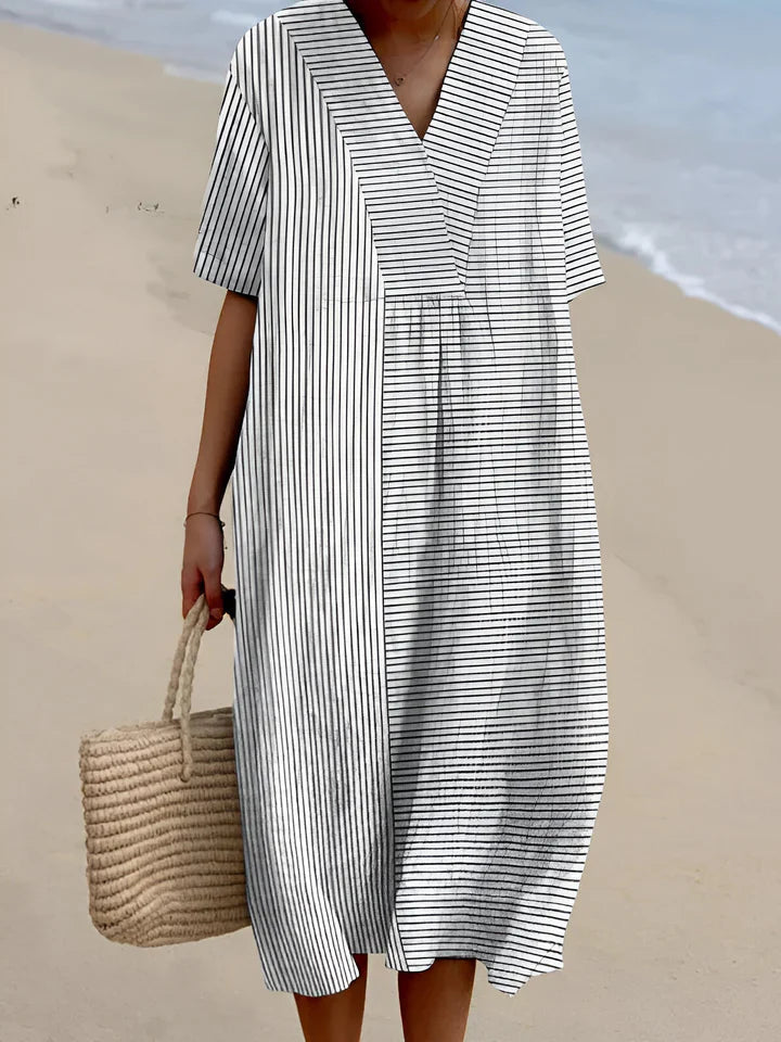 Camelia · Vestido estampado fluido – Silvia Morel