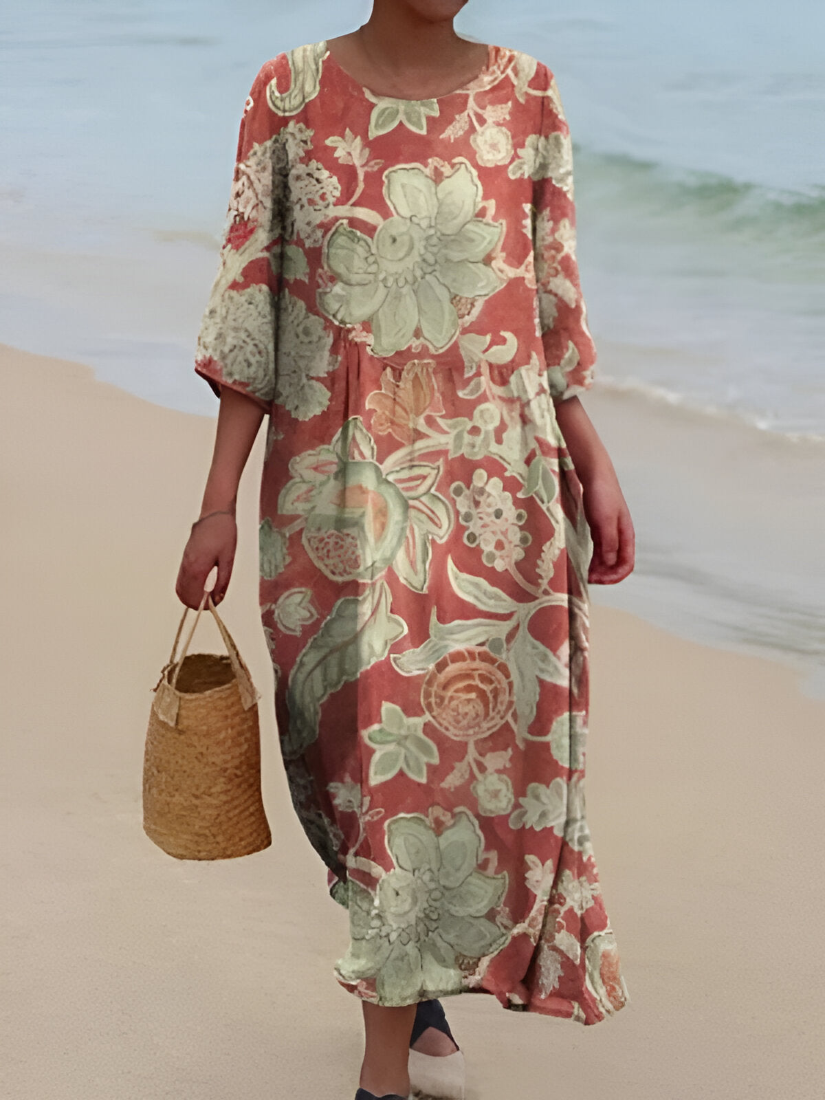 Petunia · Vestido estampado fluido – Silvia Morel
