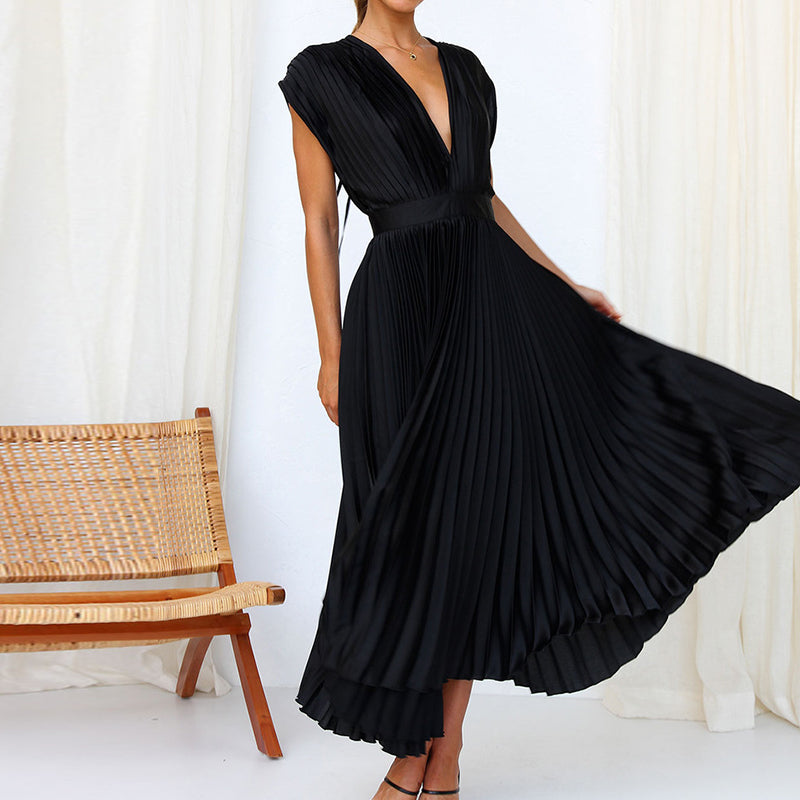 Abril · Vestido midi entallado de ocasión – Silvia Morel