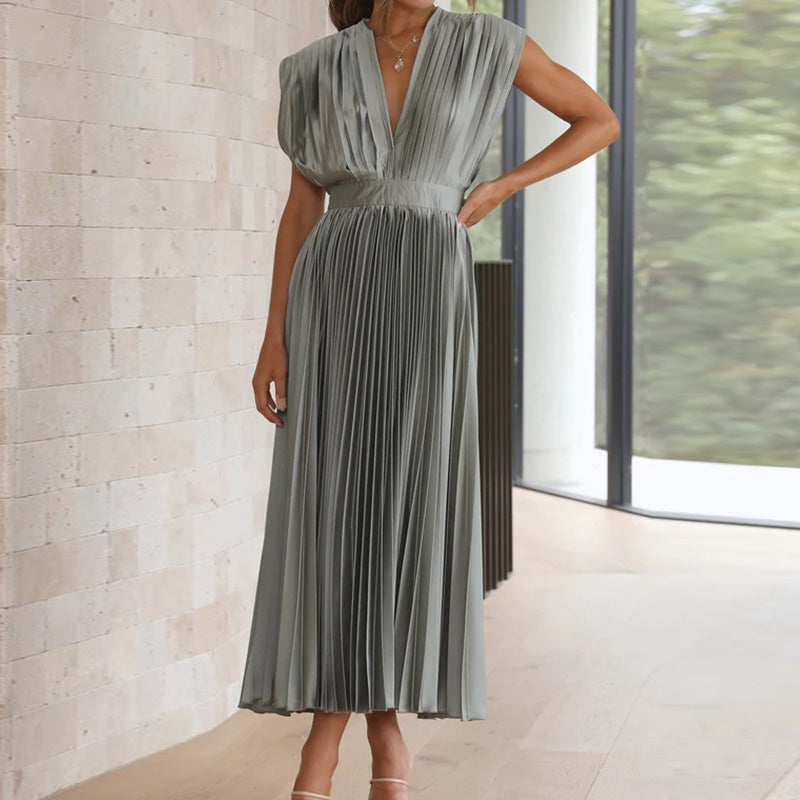 Abril · Vestido midi entallado de ocasión – Silvia Morel