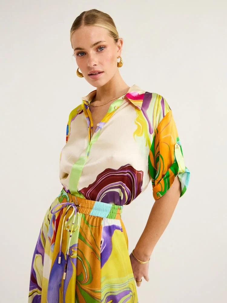 Olga · Conjunto de camisa y vestido – Silvia Morel