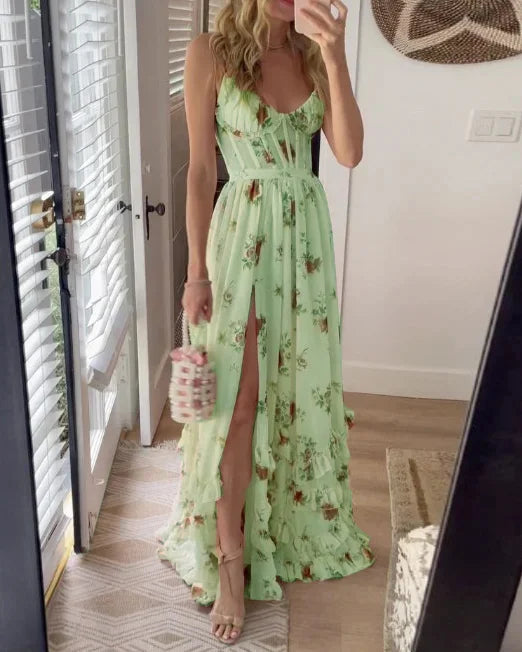 Selma · Vestido de flores elegante – Silvia Morel