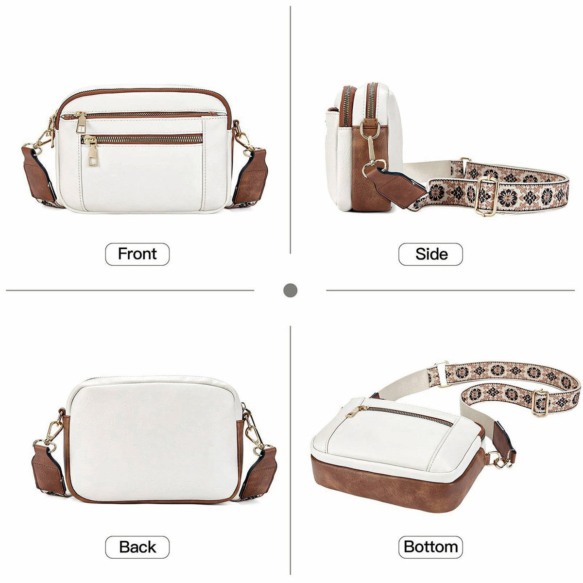 Montcada · Bolso de hombro con compartimentos – Silvia Morel